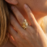 BAGUE AUX FLEURS