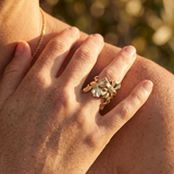 BAGUE AUX FLEURS