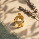 BAGUE AUX FLEURS